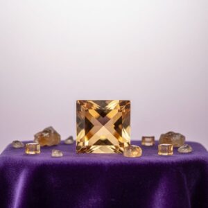 Radiant Energy Citrine Cube